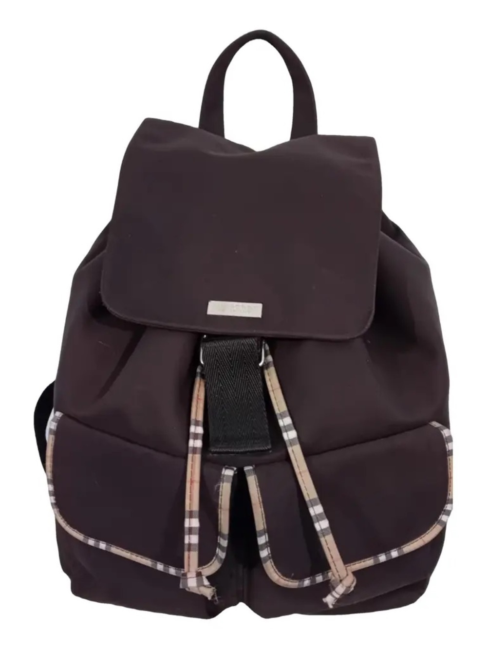 Burberry Fragrance Nylon Check Rucksack